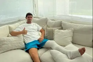 El mensaje esperanzador de Courtois tras su lesión