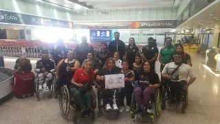 llegan veracruzanos a Dubái para mundial de parapowerlifting