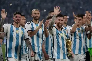 ¡Polémica! Bolivia da recibimiento de lujo a Messi y Argentina, ni con sus futbolistas lo hace