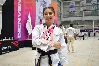 Caen las primeras medallas para Veracruz en el Festival Mexicano de Taekwondo