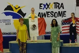 Veracruzana logra cinco medallas en Mundial de Gimnasia para atletas con síndrome de Down