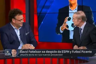 ¡Con todo y polémica! Así fue el adiós de David Faitelson en Fútbol Picante (VIDEO)