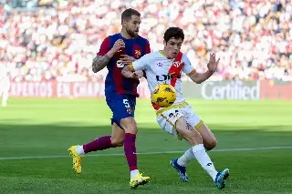 ¡Sufren! Barcelona rescata empate ante Rayo Vallecano