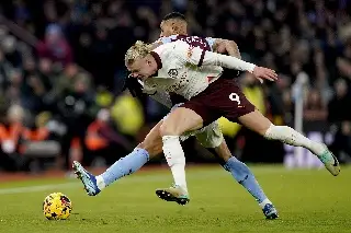 Pesadilla para el Manchester City en su duelo frente al Aston Villa