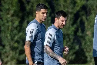 Luis Suárez ya entrena a lado de Messi en Miami