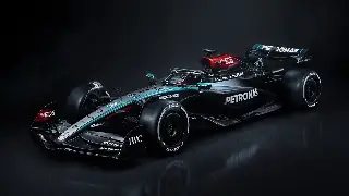 Mercedes presenta el último carro que manejará Hamilton