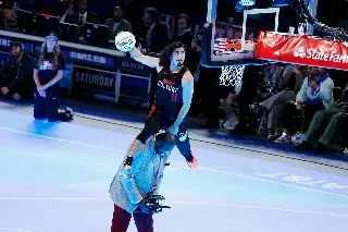 El impresionante salto del mexicano Jaime Jáquez en el Concurso de Clavadas de la NBA (VIDEO)