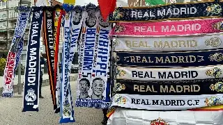 Comienzan a vender bufandas de Mbappé en Madrid