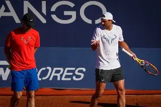 Rafael Nadal se prueba en Barcelona en busca de reaparecer en el tenis 