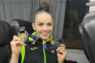 Veracruzana Mariola García lidera al equipo mexicano rumbo al Panamericano de Gimnasia de Trampolín