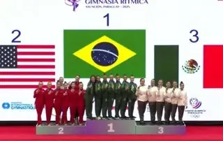 México gana medalla de bronce en Campeonato Panamericano de Gimnasia Rítmica 