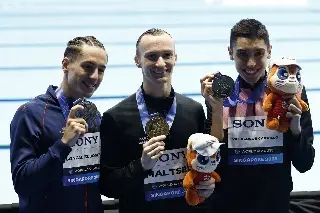 Mexicano Diego Villalobos gana medalla en el Campeonato Mundial de Natación 