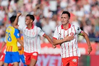 Girona respira y sale de zona de descenso tras ganarle al Valencia