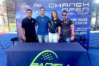 Aumenta expectativa por jugar en el CHANEK Open Padel Tour Veracruz