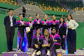 Club de Oro Veracruz brilla en el Campeonato Nacional de Gimnasia Rítmica