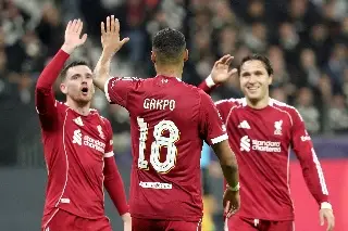 Liverpool acaba con su mala racha y destroza al Eintracht Frankfurt en la Champions
