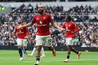 Con gol de último minuto, Manchester United rescata el empate en casa de Tottenham 
