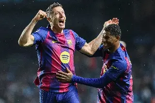 Con triplete de Lewandowski, Barcelona vence al Celta y se acerca al Real Madrid