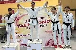 Diego Portillo brilla en el selectivo estatal de Taekwondo