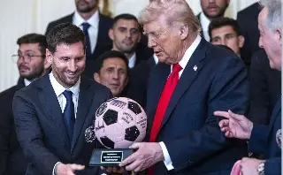 Trump se rinde ante Messi en la Casa Blanca: 'Puede que seas mejor que Pelé' (VIDEO)
