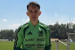 ¡El Maguito está listo! Álvaro Fidalgo ya entrena con la Selección Mexicana (VIDEO)