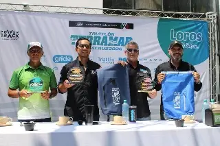 Presentan segunda edición del Triatlón Terramar en Boca del Río