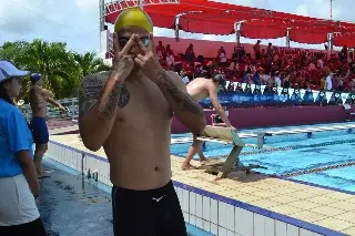 Veracruzano Virgilio Cruz Calzada impone récord nacional y se consagra campeón en Natación
