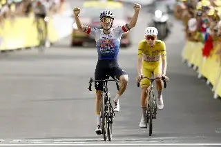 Evenepoel gana la primera etapa alpina del Tour de Francia