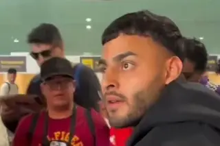 Alexis Vega vive momento vergonzoso en aeropuerto de CDMX (VIDEO)