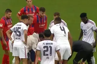 Musiala se desploma en pleno juego por segunda vez ¡En menos de una semana!