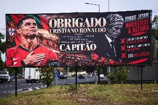 Aparecen pancartas de apoyo a Cristiano Ronaldo en calles de Portugal
